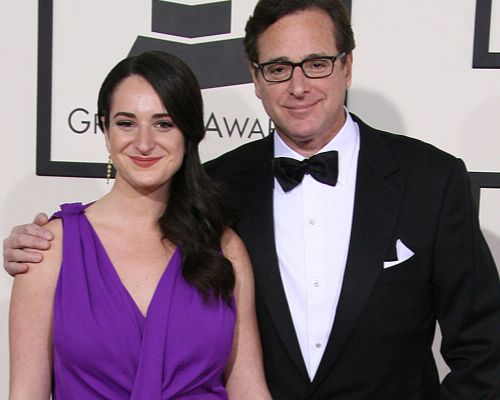 Photo of Lara Melanie Saget and her late father.